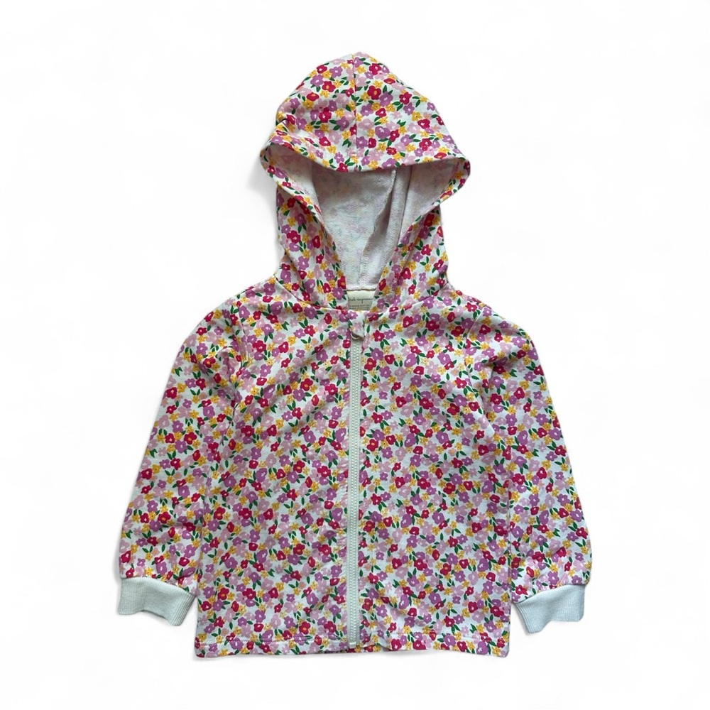First Impressions Floral Hoodie Size 18M - Pink